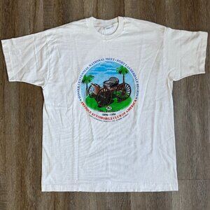 Vintage 1996 Antique Automobile Florida Meet T-Shirt - size XLarge